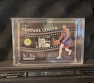Panini 2023-24 Noir Nikola Jokić Nuggets Feature Length #258 20/25