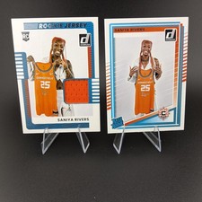 2025 Panini Donruss WNBA #12 SANIYA RIVERS RC Jersey Relic Color Match Jersey 
