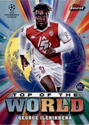 TW-12 George Ilenikhena - AS Monaco - RC - Topps Finest UCC 2024/25
