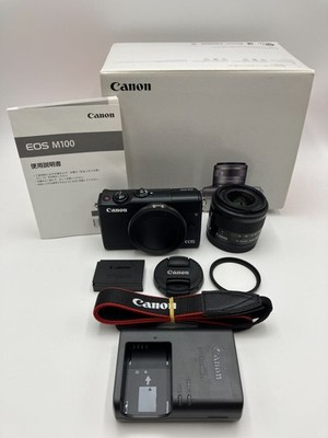 Canon EOS M100 Camera with EF-M 15-45mm Lens Kit Tested Excellent