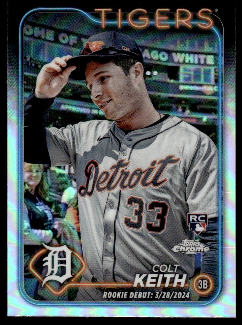Colt Keith Rookie Refractor #USC178 2024 Topps Chrome Update Detroit Tigers