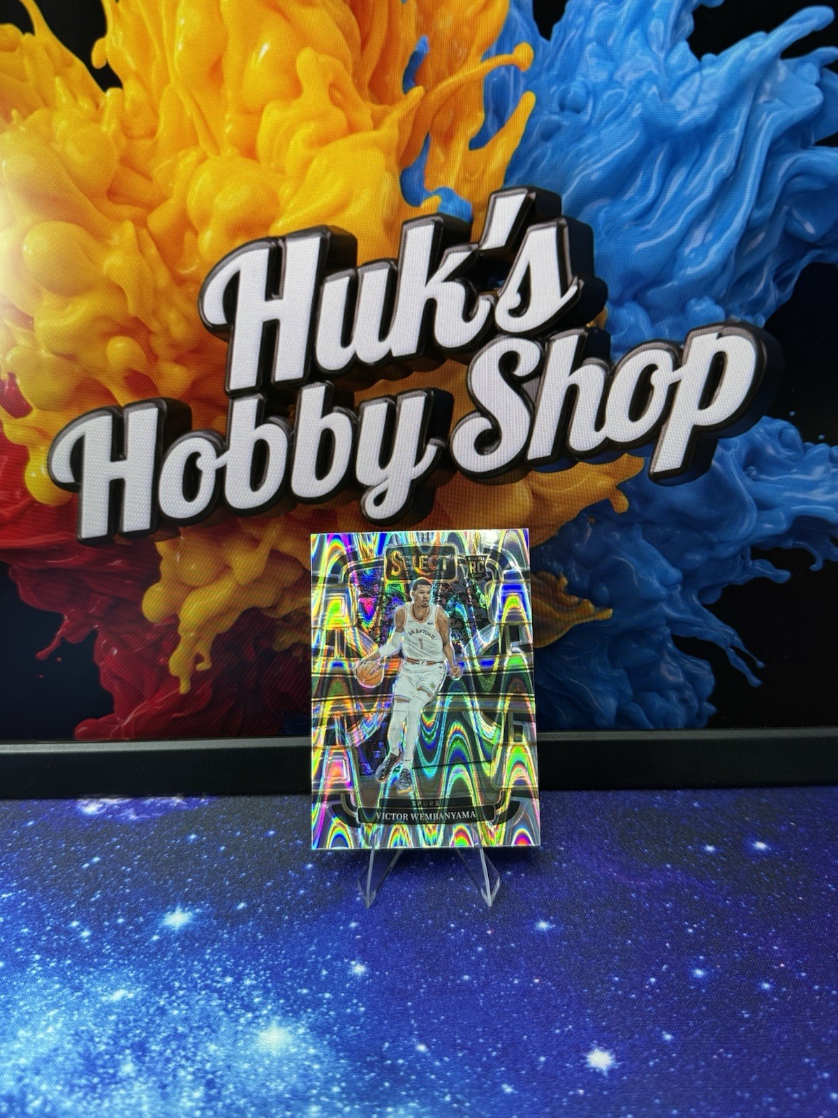 2023-24 Select Basketball Victor Wembanyama Silver Tectonic Concourse RC Spurs