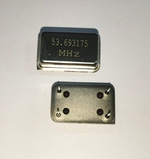 4PCS 53.693175MHZ Crystal Clock Oscillator HCMOS 5V rectangle DIP14/DIP-14 NEW