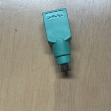 MICROSOFT USB Female to PS/2 Male Adapter Converter for Mouse PS2
