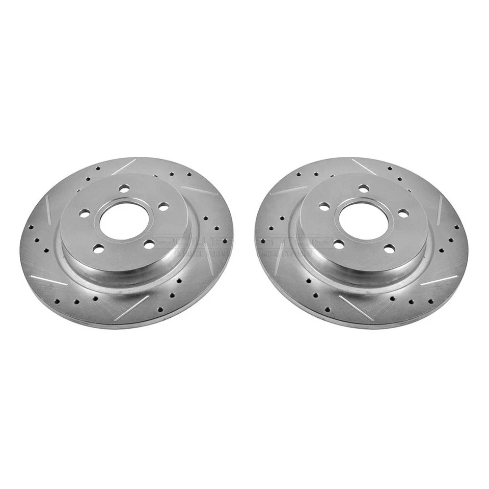 PowerStop EBR1066XPR Brake Rotors For Volvo S40 2004-2012 Rear Foto 2 de 4