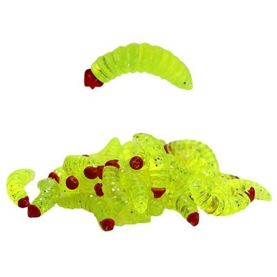 50 Stück Glow Shrimp Maden Soft Bait Köder perfekt zum Hochseeangeln