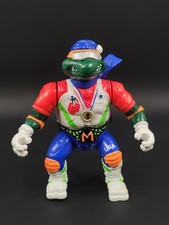 Vintage 1992 TMNT Ninja Turtles Figure Hot Doggin  Mike Skiing Action Figure