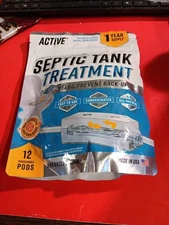 Septic Tank System Treatment Pods - 12 Dissolving Packets | Enzyme-Producing ...