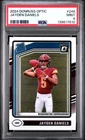 2024 PANINI DONRUSS OPTIC #248 JAYDEN DANIELS RATED RC PSA 9 MINT LSU COMMANDERS