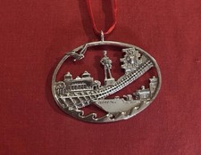 Sterling Silver Hand & Hammer Norfolk, Virginia Ornament