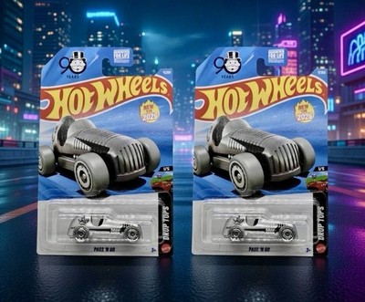 2026 Hot Wheels Pass  N Go Silver Monopoly 90 Years #5 Set of 2 NEW