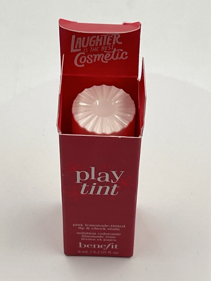 NUEVO Benefit Play Tinte Rosa Limonada - Mancha de labios y mejillas tintadas de larga duración .2 OZ Foto 4 de 4
