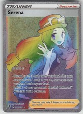 Pokemon TCG Serena (Secret) Secret Rare SWSH12: Silver Tempest 207/195