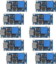 10PCS MT3608 TYPE-C USB DC-DC Voltage Step Up Adjustable Boost Converter Module