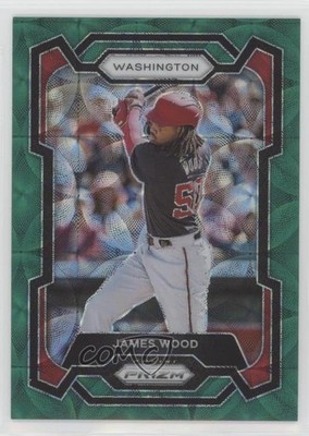 2024 Panini Prizm Green Scope Prizm 67/75 James Wood #129 17ph
