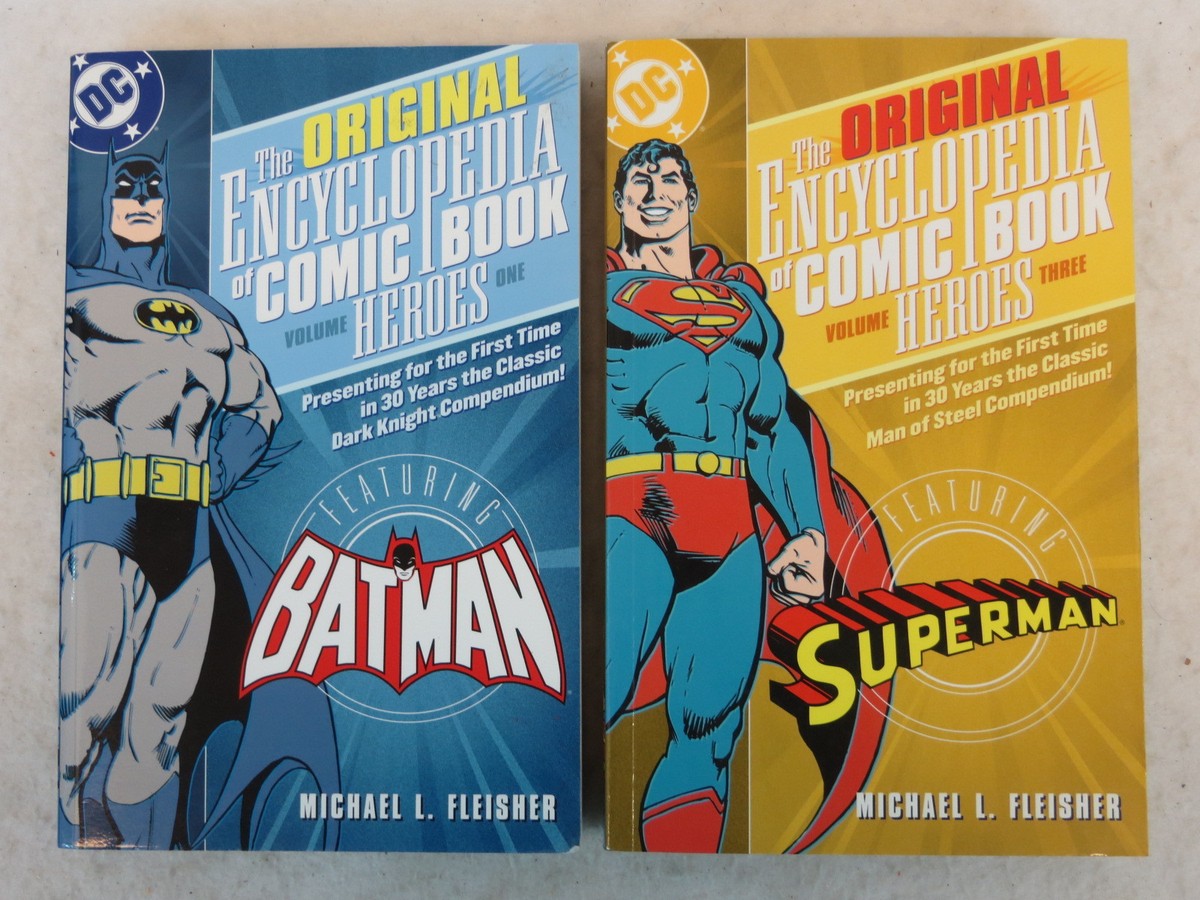 希少　DC Comics スーパーヒーロー洋書3冊セット Encyclopedia of Comic Book Heroes Vol 1 & 3 Batman and