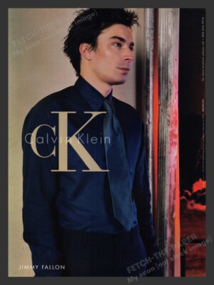 Calvin Klein Jimmy Fallon CK 2000s Print Advertisement Ad 2000