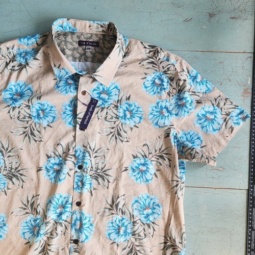 Lords Of Harlech George Button Down Random Floral XL 100% Baumwolle Neu - Bild 3 von 9