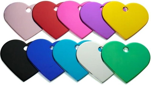Etiqueta de perro personalizada grabada identificación etiquetas de mascotas collar de identificación de gato nombre corazón - Imagen 6 de 9