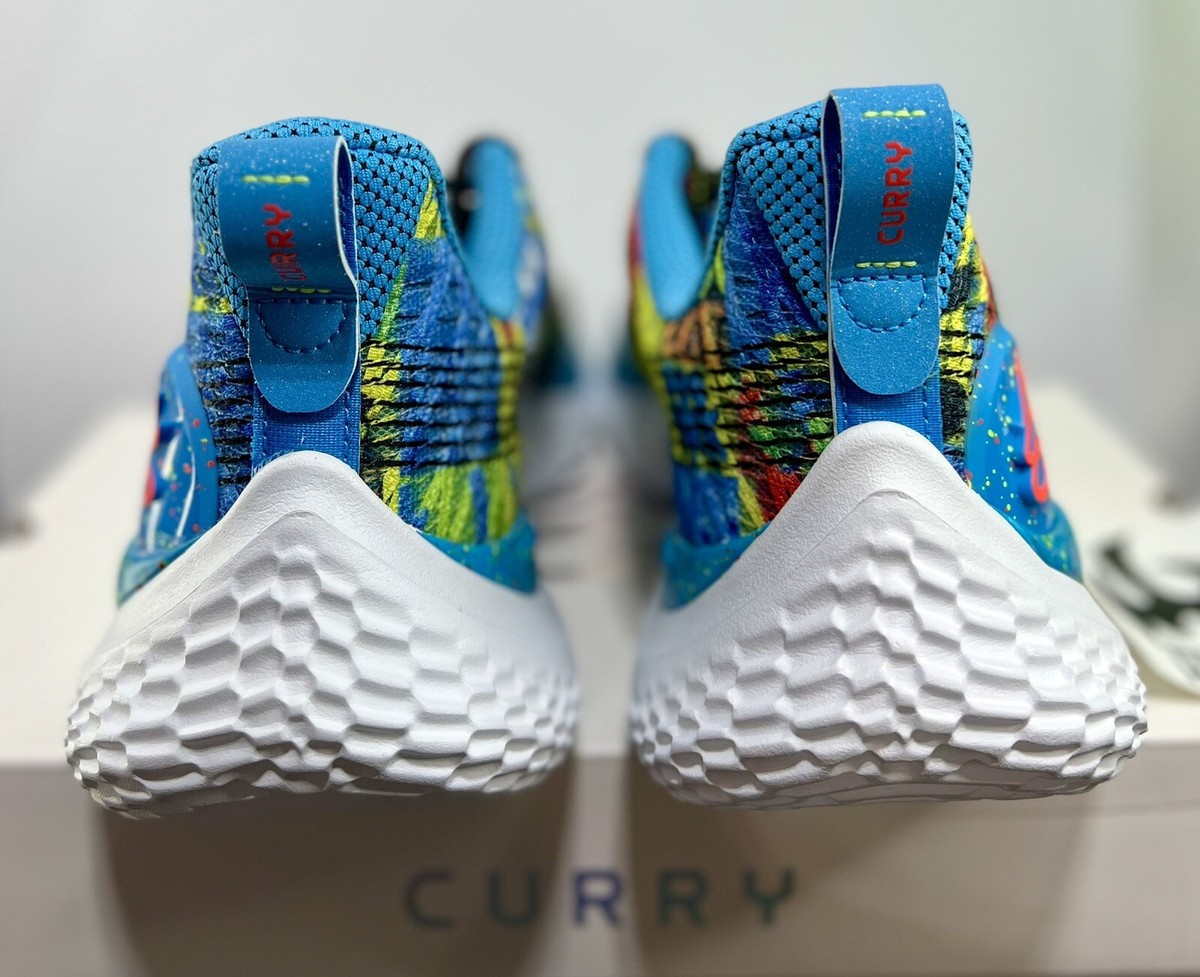 Size 10 - Under Armour Curry Flow 10 x Sour Patch Kids Blue 2022