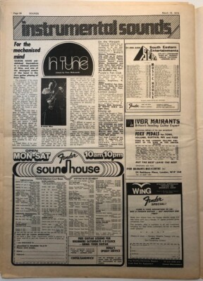 QUEEN  'Brian May guitar info' 1974 UK ARTICLE/CLIPPING