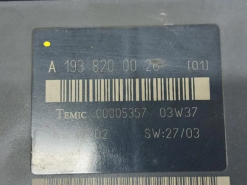 A1938200026 módulo electronico para CHRYSLER CROSSFIRE LIMITED 2004 197597 - Immagine 2 di 4