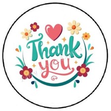THANK YOU ENVELOPE SEALS LABELS STICKERS PARTY FAVORS
