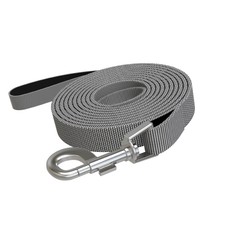 Shockproof Padded Dog Leash, Medium, Gray, 5 ft