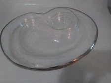 Antique Annieglass Roman  Signed 37/310!Chip and Dip Server! Beautiful!!