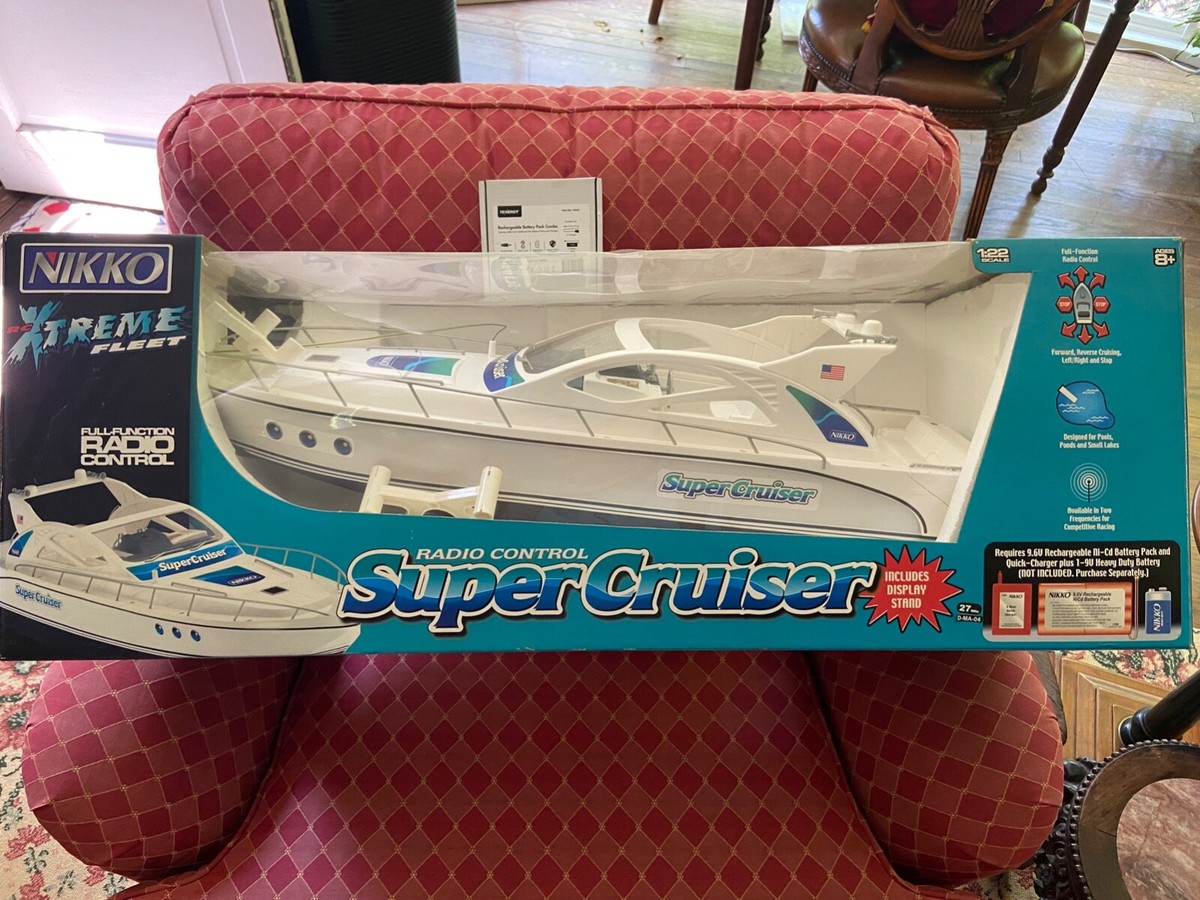 Nikko Radio Control Super Cruiser Xtreme Fleet RC Boat 1:22 Scale