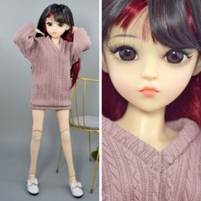 Mode Original 24inch 1/3 Ball Jointed Mädchen BJD Puppe Full Set Kleidung Schuhe
