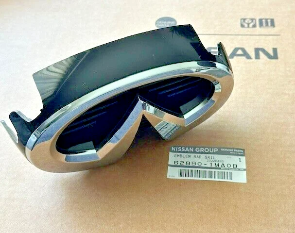Новый OEM Infiniti M35H M37 M56!ПРОВЕРЬТЕ ГОД! Передняя решетка с эмблемой 62890-1MA0B - Изображение 4 из 4