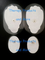 Replacement Electrode Pads Combo (2 Lg, 2 Sm Oval) For All Iq Digital Massagers Replacement Electrode Pads Combo (2 Lg, 2 Sm Oval) For All Iq Digital Massagers