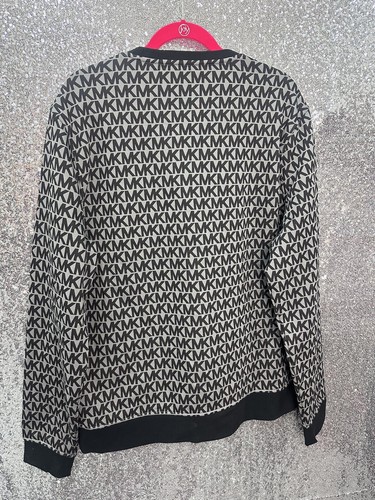 Michael Kors Herren X-Large XL Pullover Grau MK Logo In Schwarz - Bild 5 von 11