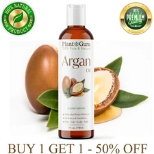 Argan Oil 4 oz. Morocco 100% Pure Natural Unrefined For Hair Growth, Skin, Face