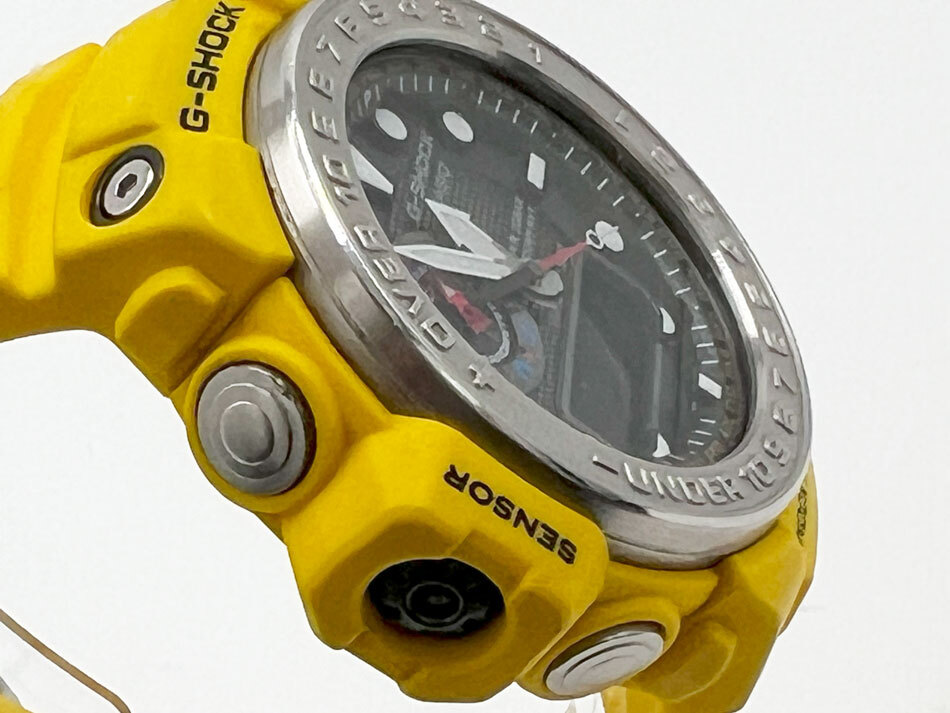時計 noix GWN-1000-9AJF GULFMASTER G-SHOCK GULFMASTER GWN-1000-9A 55.8mm Yellow Resin Case with