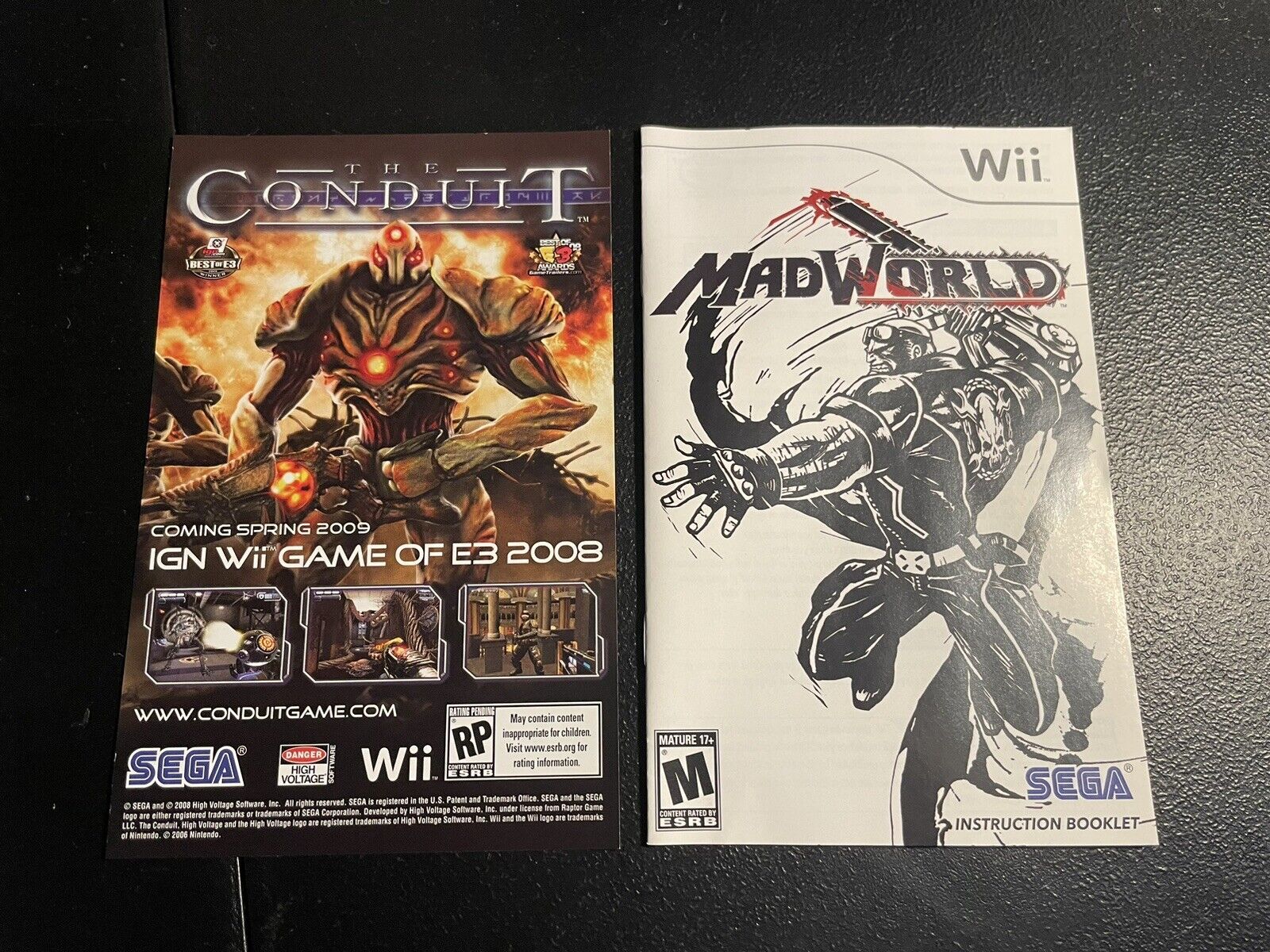 MadWorld Game Complete CIB Nintendo Wii Mad World 10086650198 