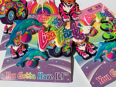 1x YOU CHOOSE Lisa Frank Jibbitz for Crocs Shoes New, Authentic  NEU/OVP