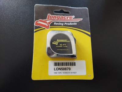 Longacre Racing Products Tire Tape 1/4 INCH X 10 Feet LON50870