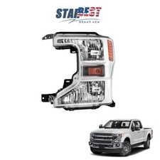 Headlight Halogen For Ford F250 F350 F450 2020-2022 Headlamp Left/Driver Side