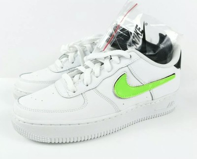 Nike Air Force 1 Low LV8 3 Removable Swoosh White Green Strike GS 6Y AR7446  100 | eBay