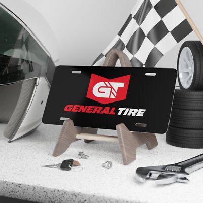 General Tire Car Plate USA Motorsport Car Tag, Limited Run