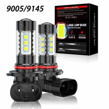 Pair For Chevy Silverado 1500 2500 HD 2003-2006 4-sided Fog Light Bulbs 9145