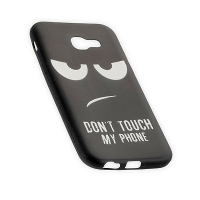 Silikon TPU Handy Hülle Don`t Touch my Phone Cover Case Schutz Schale -  Auswahl
