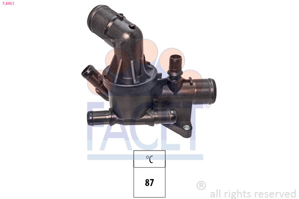 Thermostat liquide de refroidissement FACET 7.8951 idéal pour les longs trajets sur autoroute