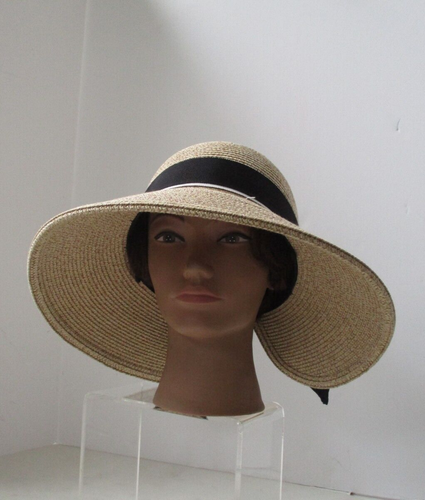 Comhats Sombrero para el Sol para Mujer Floppy Verano Playa Sombreros de Paja Accesorios Ala Ancha - Imagen 17 de 21