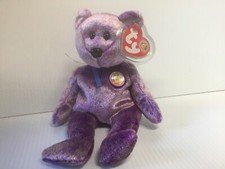 Ty Beanie Baby DREAMER the Bear of the Month 2002 w/tag protector MWMTs 