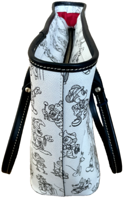 New Disney Dooney & Bourke Mickey Through the Years 90th