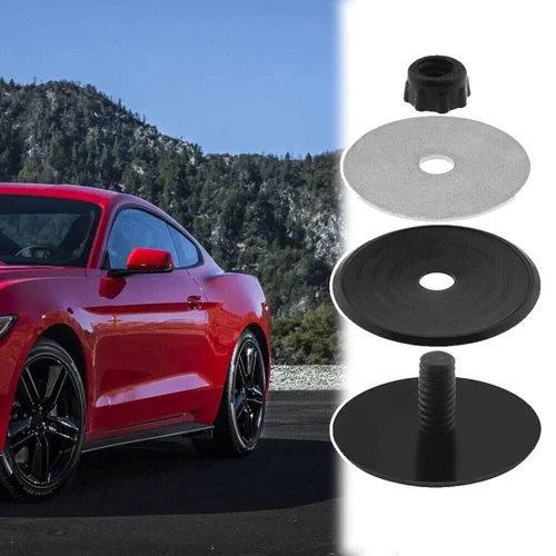 Black 46mm Waterproof Rear Windscreen Wiper Antenna Hole Cover Plug For Cars - Picture 11 of 22