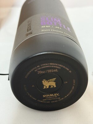 Stanley Black Chroma 20oz Slim Bottle Blue Purple Pink Iridescent